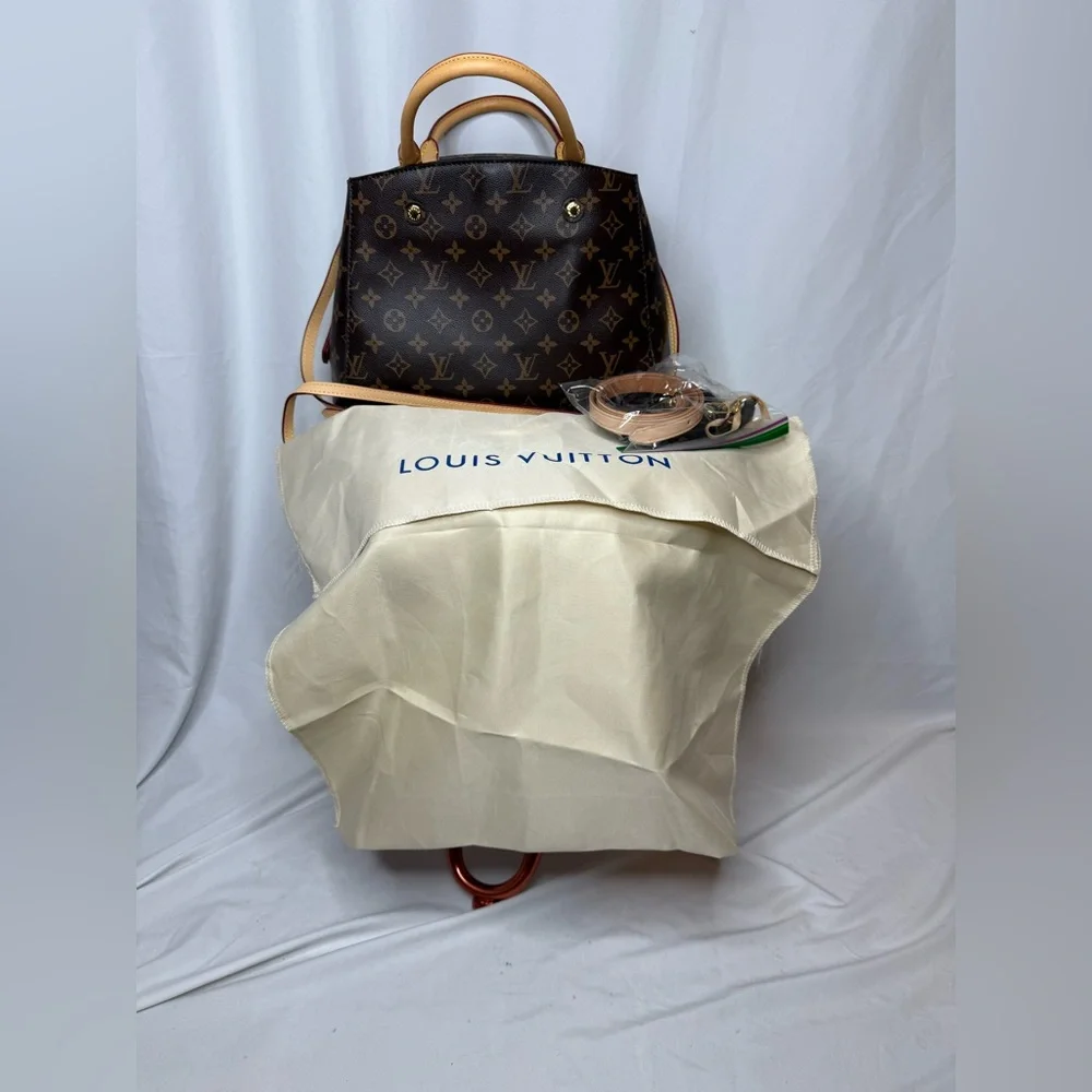 NWOT Louis Vuitton Dark Brown Monogram Tote